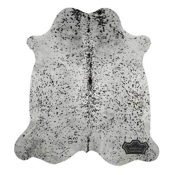 Natural Black Speckled Cowhide Rug - Image 3