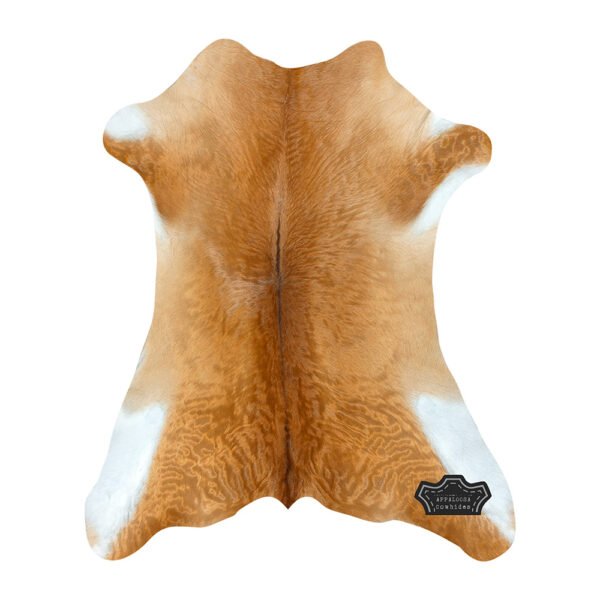 Natural Caramel Brown Calf Hide Cowhide