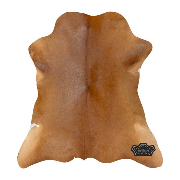 Natural Caramel Brown Calf Hide Cowhide - Image 2