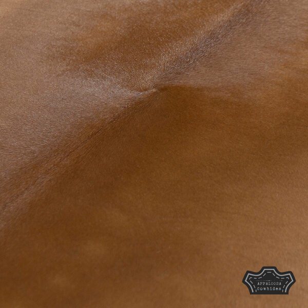 Natural Caramel Brown Calf Hide Cowhide - Image 5
