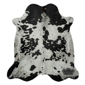Natural Chromatic Black & White Cowhide Rug
