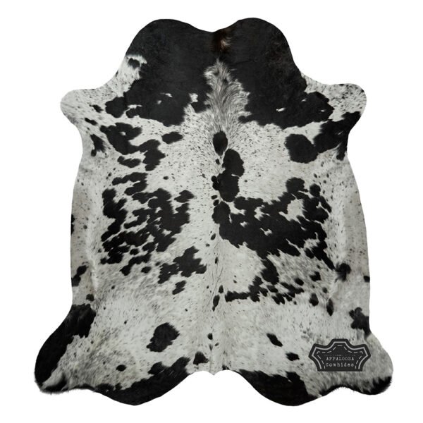 Natural Chromatic Black & White Cowhide Rug
