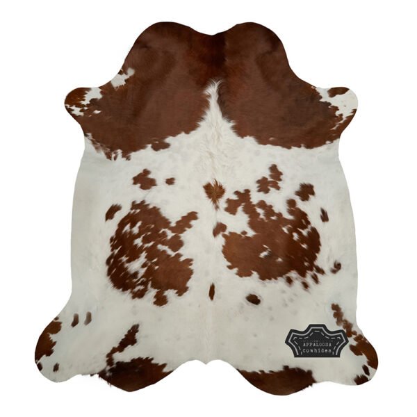 Natural Chromatic Brown & White Cowhide Rug - Image 2