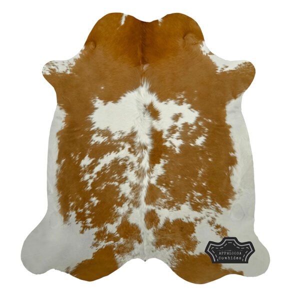 Natural Chromatic Brown & White Cowhide Rug - Image 3