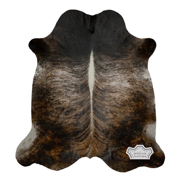 Natural Dark Brindle Cowhide Rug - Image 2