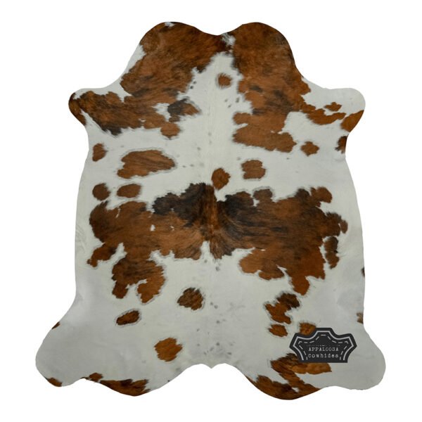 Natural Light Tricolor Cowhide Rug - Image 2