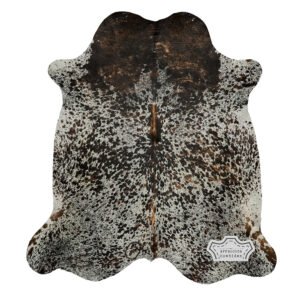 Natural Multicolor Speckled Cowhide Rug
