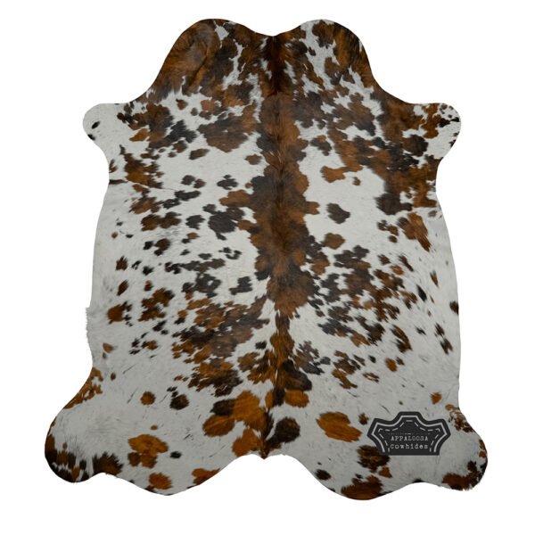 Natural Original Tricolor Cowhide Rug