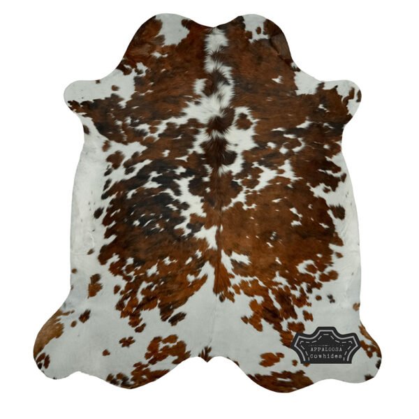 Natural Original Tricolor Cowhide Rug - Image 2