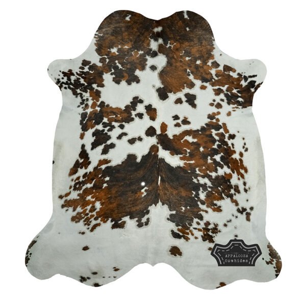 Natural Original Tricolor Cowhide Rug - Image 3