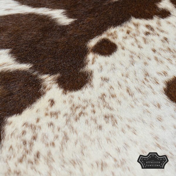 Natural Rare Breed Goatskin Cowhide Rug - Image 2