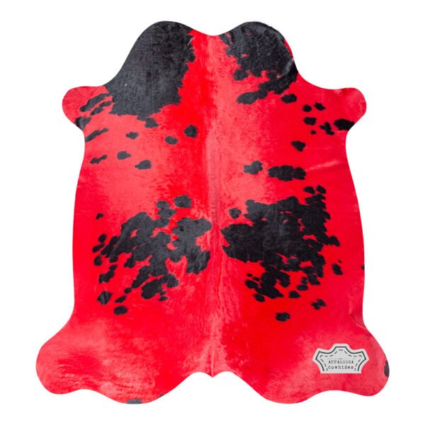 Rusty Red Color Dyed Cowhide Rug - Image 2