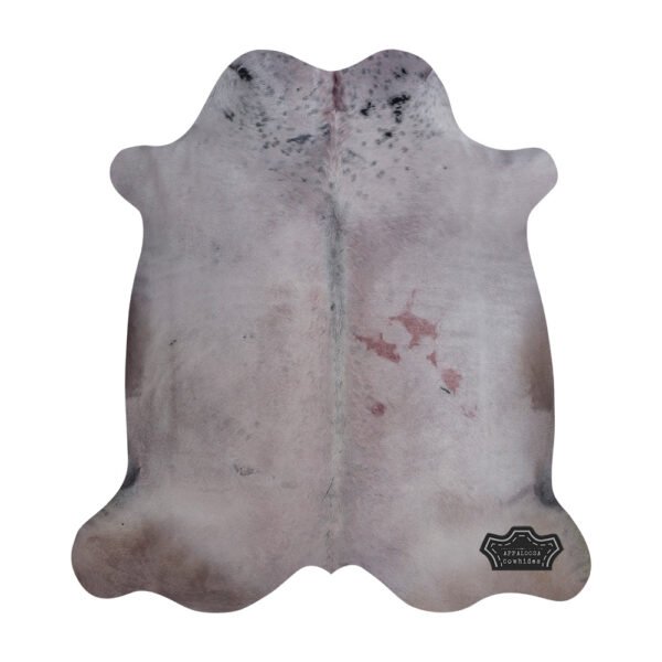Soft Gray Color Dyed Cowhide Rug